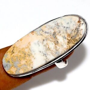 Handmade Sterling Silver Maligano Jasper Ring Ethnic Gemstone